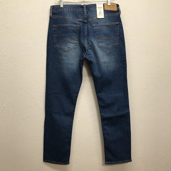 Signature Levis Strauss Jeans Mens 32x30 Slim Fit Blue Stretch Denim Super Flex - Picture 5 of 12